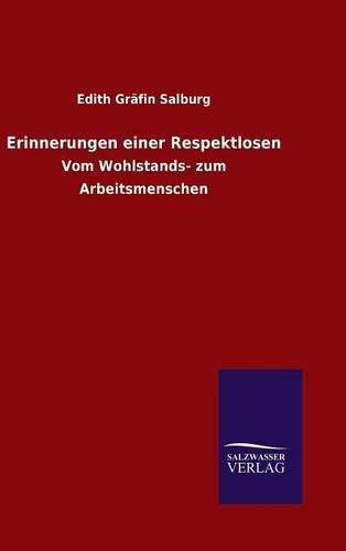 Cover image for Erinnerungen einer Respektlosen