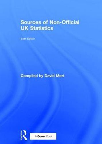 Cover image for Sources of Non-Official UK Statistics