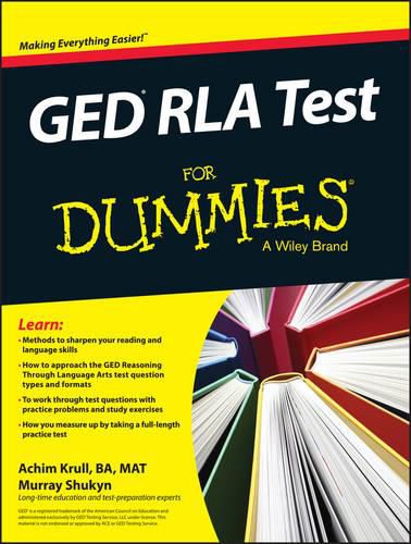 Cover image for GED RLA For Dummies