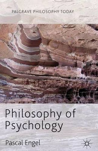 Cover image for Philosophy of Psychology
