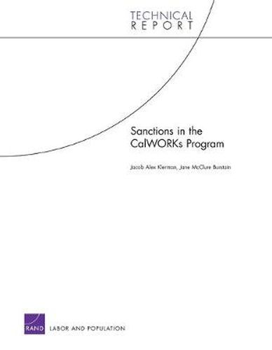 Cover image for Sanctions in the CalWORKs Program