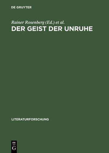 Cover image for Der Geist der Unruhe