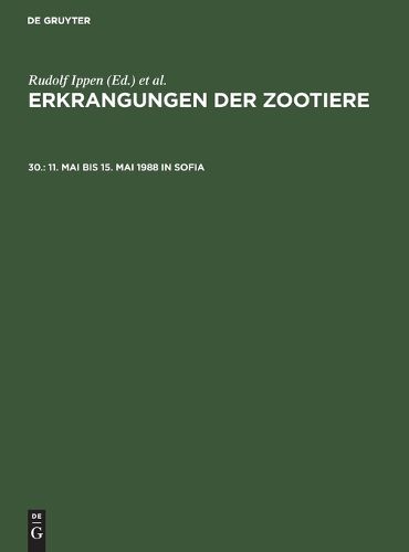 Cover image for 11. Mai bis 15. Mai 1988 in Sofia