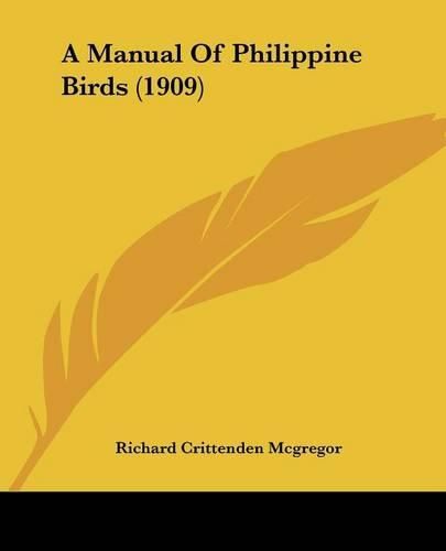 A Manual of Philippine Birds (1909)