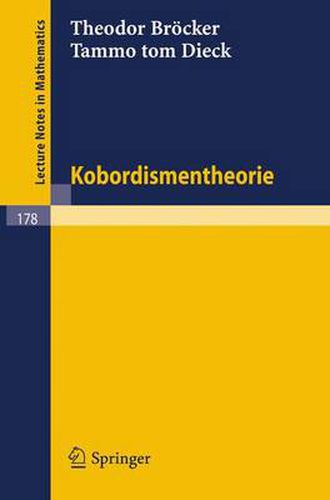 Cover image for Kobordismentheorie