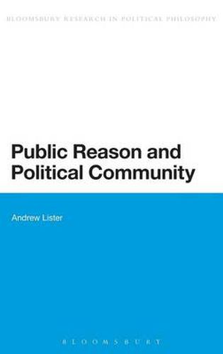Public Reason and Political Community