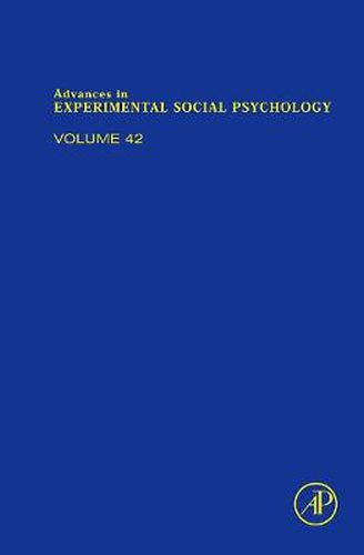 Cover image for Advances in Experimental Social Psychology