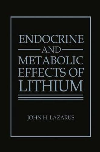 Cover image for Endocrine and Metabolic Effects of Lithium
