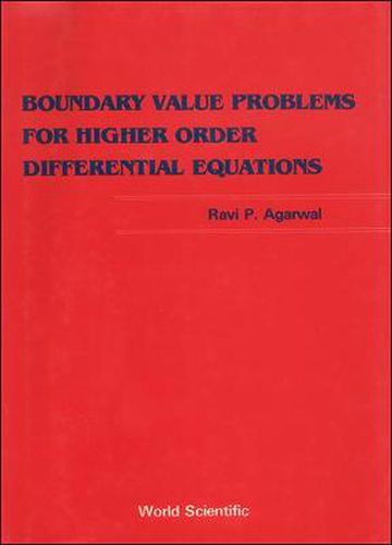 Cover image for Boundary Value Problems From Higher Order Differential Equations