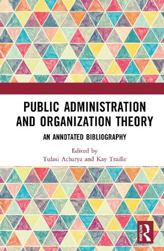 Cover image for Public Administration and Organization Theory