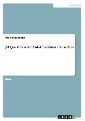 Cover image for 50 Questions for Anti-Christmas Crusaders