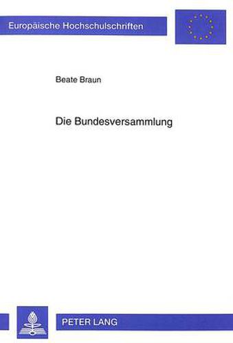 Cover image for Die Bundesversammlung