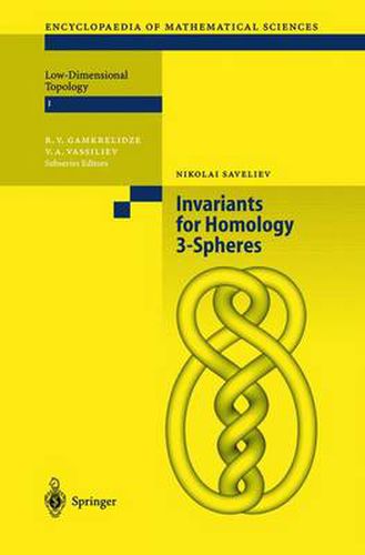 Cover image for Invariants of Homology 3-Spheres