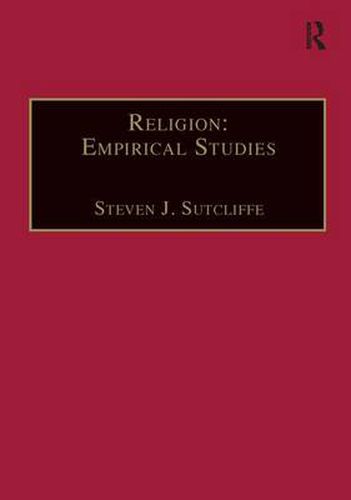 Cover image for Religion: Empirical Studies