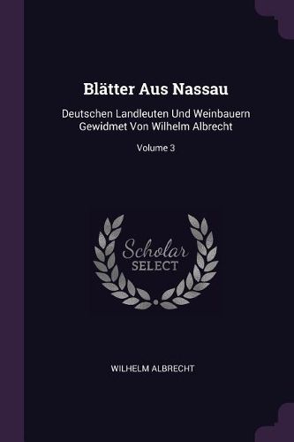 Cover image for Blaetter Aus Nassau