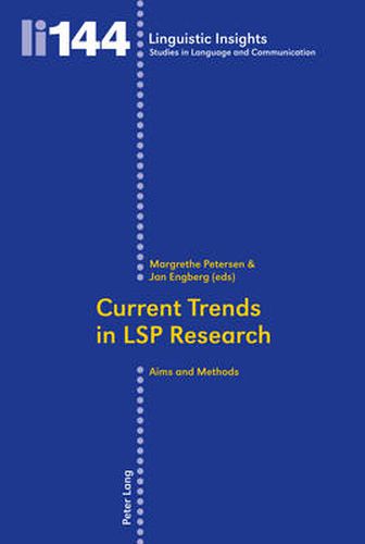 Cover image for Current Trends in LSP Research: Aims and Methods