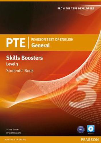 Cover image for Pearson Test of English General Skills Booster 3 Students' Book and CD Pack