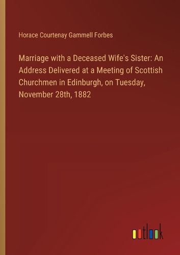 Cover image for Marriage with a Deceased Wife's Sister