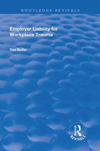 Cover image for Employer Liability for Workplace Trauma