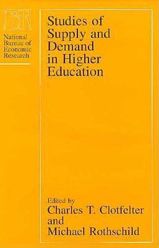 Cover image for Studies of Supply and Demand in Higher Education