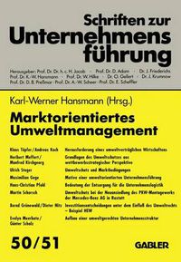 Cover image for Marktorientiertes Umweltmanagement