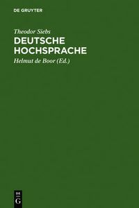 Cover image for Deutsche Hochsprache: Buhnenaussprache