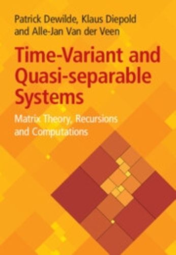 Cover image for Time-Variant and Quasi-separable Systems