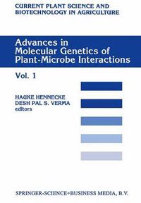 Cover image for Advances in Molecular Genetics of Plant-Microbe Interactions, Vol.1