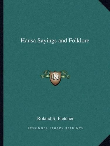 Cover image for Hausa Sayings and Folklore