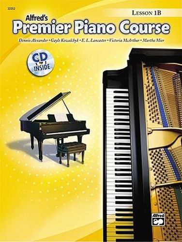 Cover image for Premier Piano Course Lesson Book, Bk 1b: Book & CD