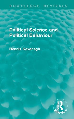 Cover image for Political Science and Political Behaviour