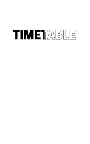 Cover image for Timetable