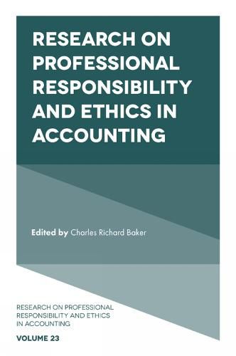 Cover image for Research on Professional Responsibility and Ethics in Accounting