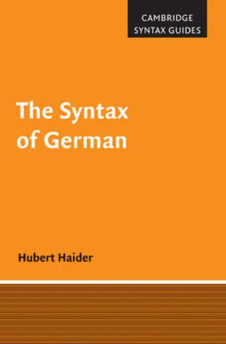 Cover image for The Syntax of German