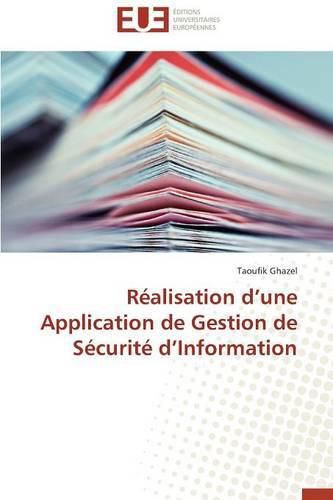 Cover image for R alisation D Une Application de Gestion de S curit  D Information