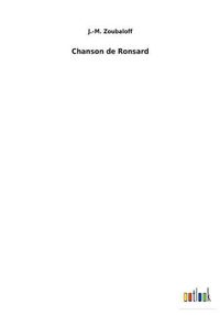 Cover image for Chanson de Ronsard