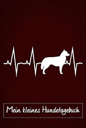 Mein kleines Hundetagebuch: Tagebuch fur Hundehalter und Hundezuchter von Siberian Huskys - Welpenbuch - Welpentagebuch - Training - Hund - Welpen - rotes Cover, ca. DIN A5 liniert, 118 Seiten