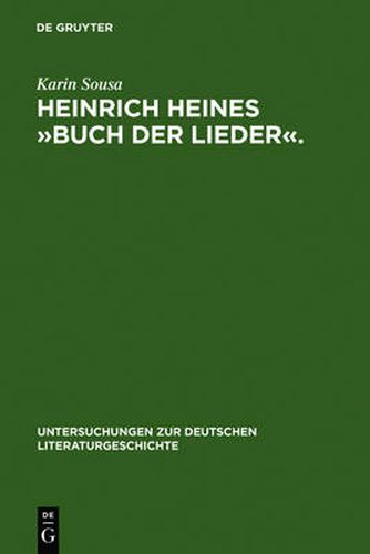 Cover image for Heinrich Heines  Buch Der Lieder .: Differenzen Und Die Folgen