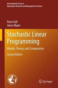 Cover image for Stochastic Linear Programming: Models, Theory, and Computation