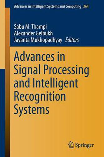 Cover image for Advances in Signal Processing and Intelligent Recognition Systems