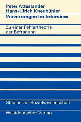 Verzerrungen im Interview