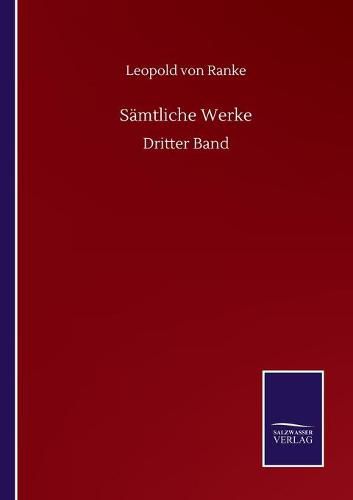 Samtliche Werke: Dritter Band