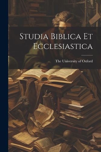 Cover image for Studia Biblica et Ecclesiastica