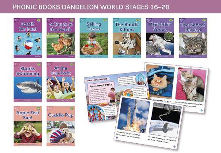 Cover image for Phonic Books Dandelion World Stages 16-20