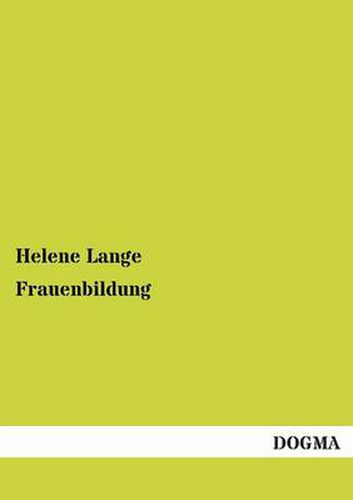 Cover image for Frauenbildung