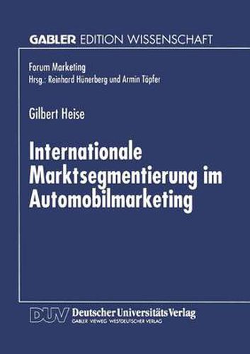 Cover image for Internationale Marktsegmentierung Im Automobilmarketing