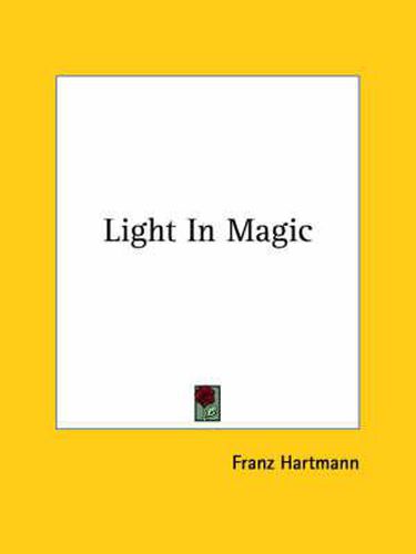 Cover image for Light in Magic