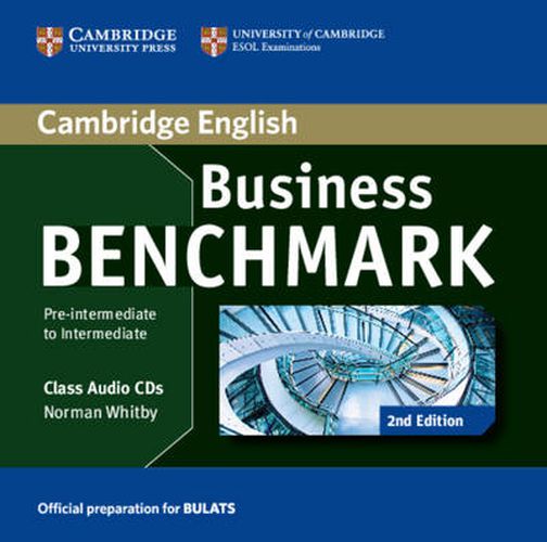 Cover image for Business Benchmark Pre-intermediate to Intermediate BULATS Class Audio CDs (2)