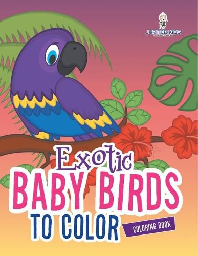 Cover image for Exotic Baby Birds to Color Coloring Book