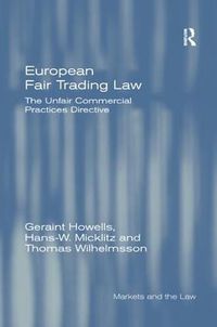 Cover image for European Fair Trading Law: The Unfair Commercial Practices Directive